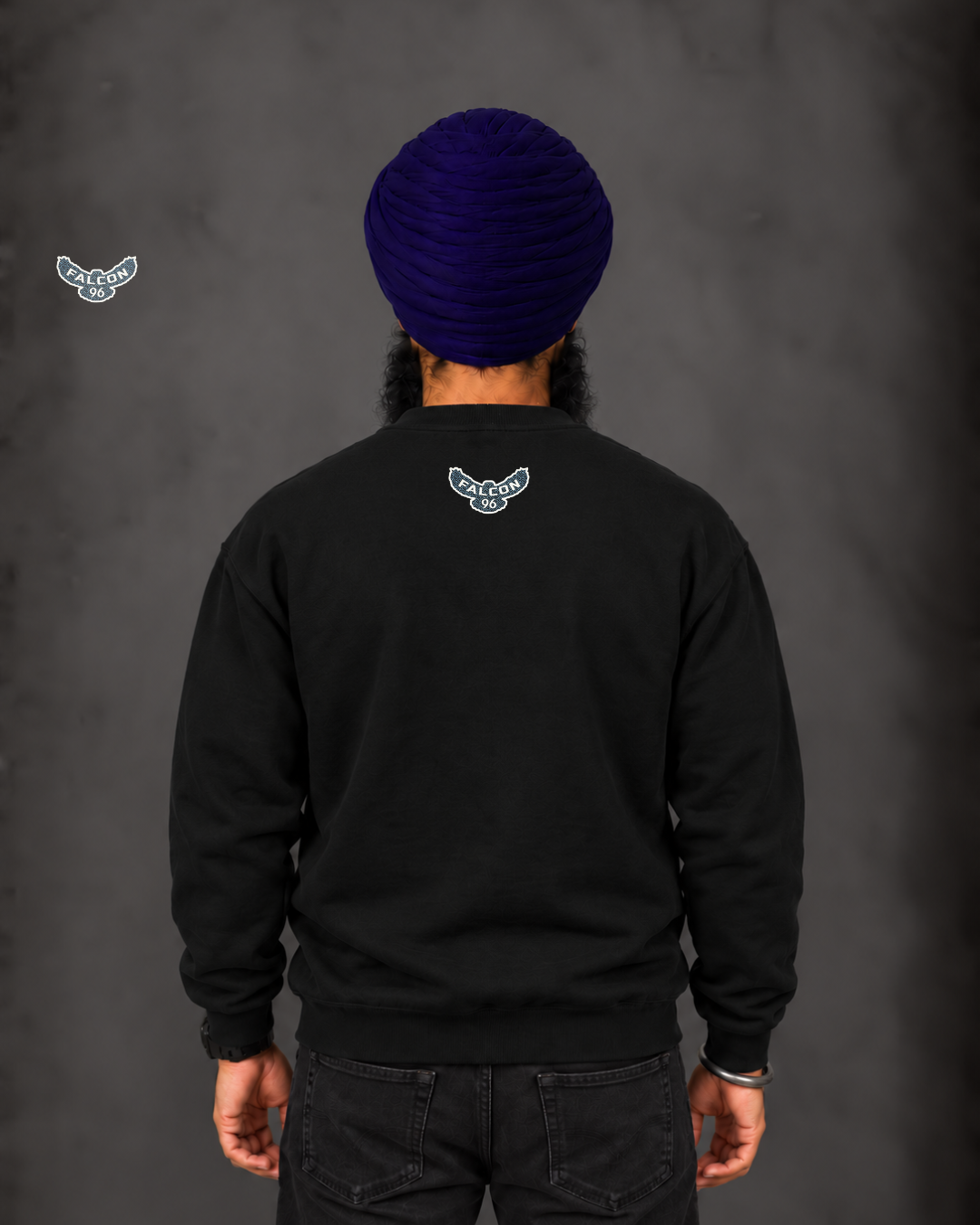 Falcon 96 Embroidered Crewneck