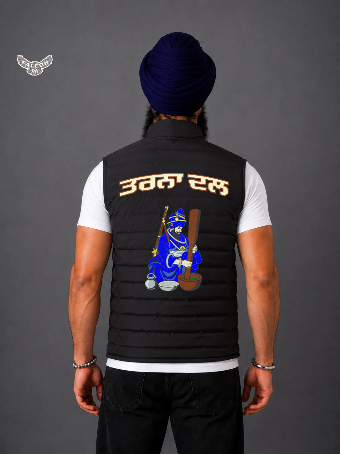 ਤਰਨਾ ਦਲ — Nihang Singh Embroidered Vest – falcon96