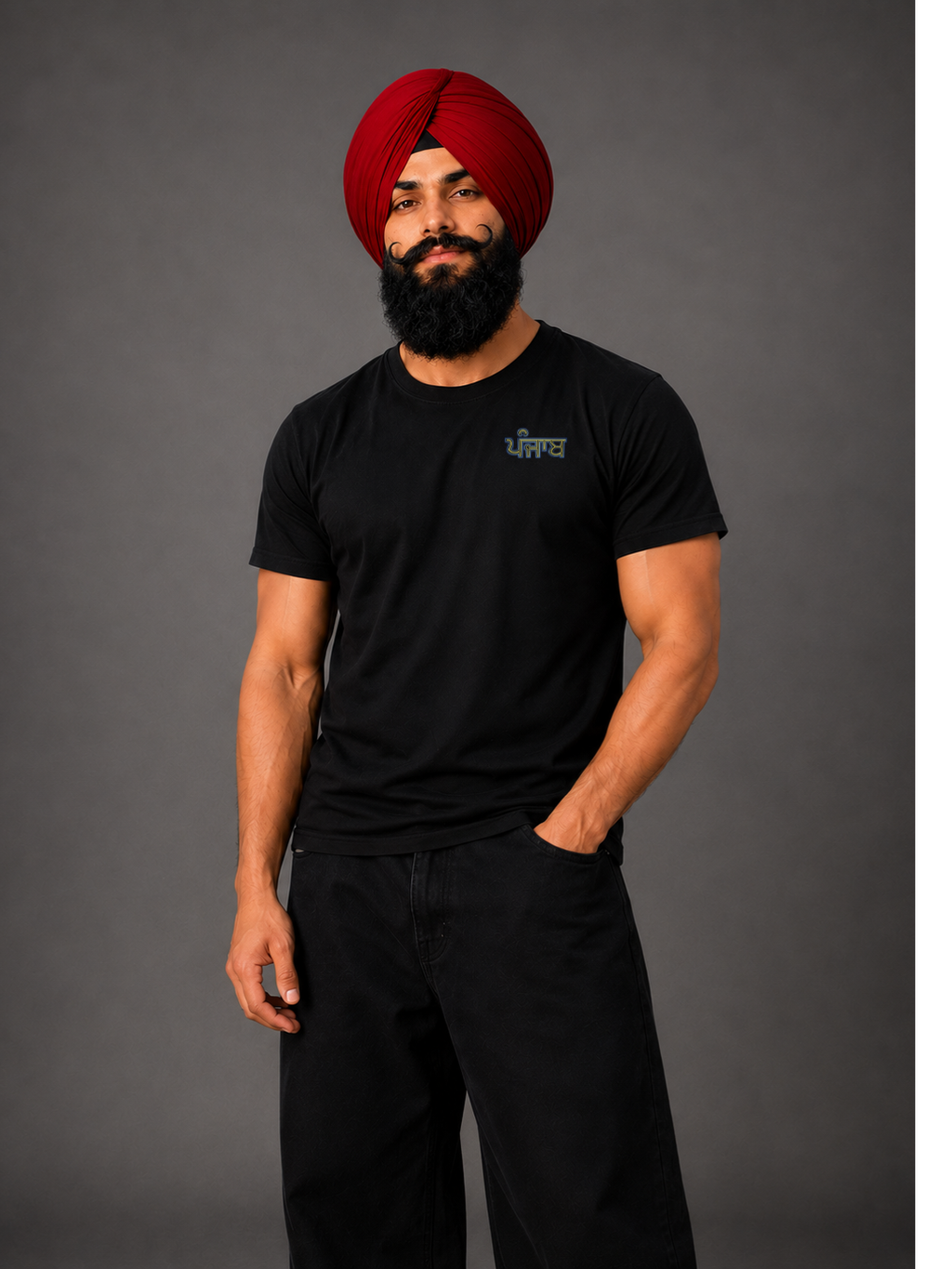 Punjab Embroidery Tee