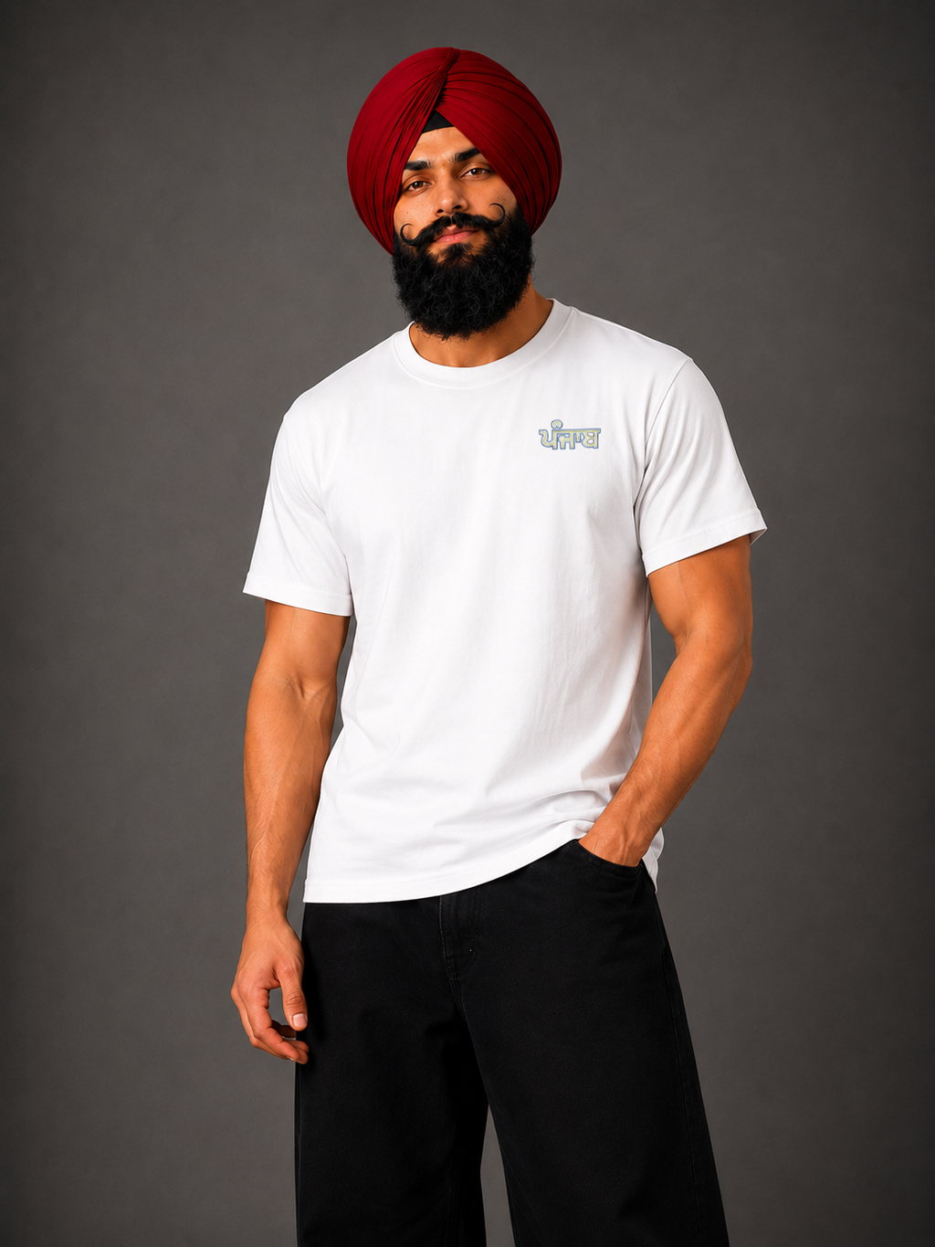 Punjab Embroidery Tee