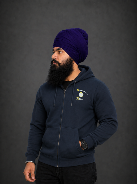 Khalsa Flag Zip Hoodie