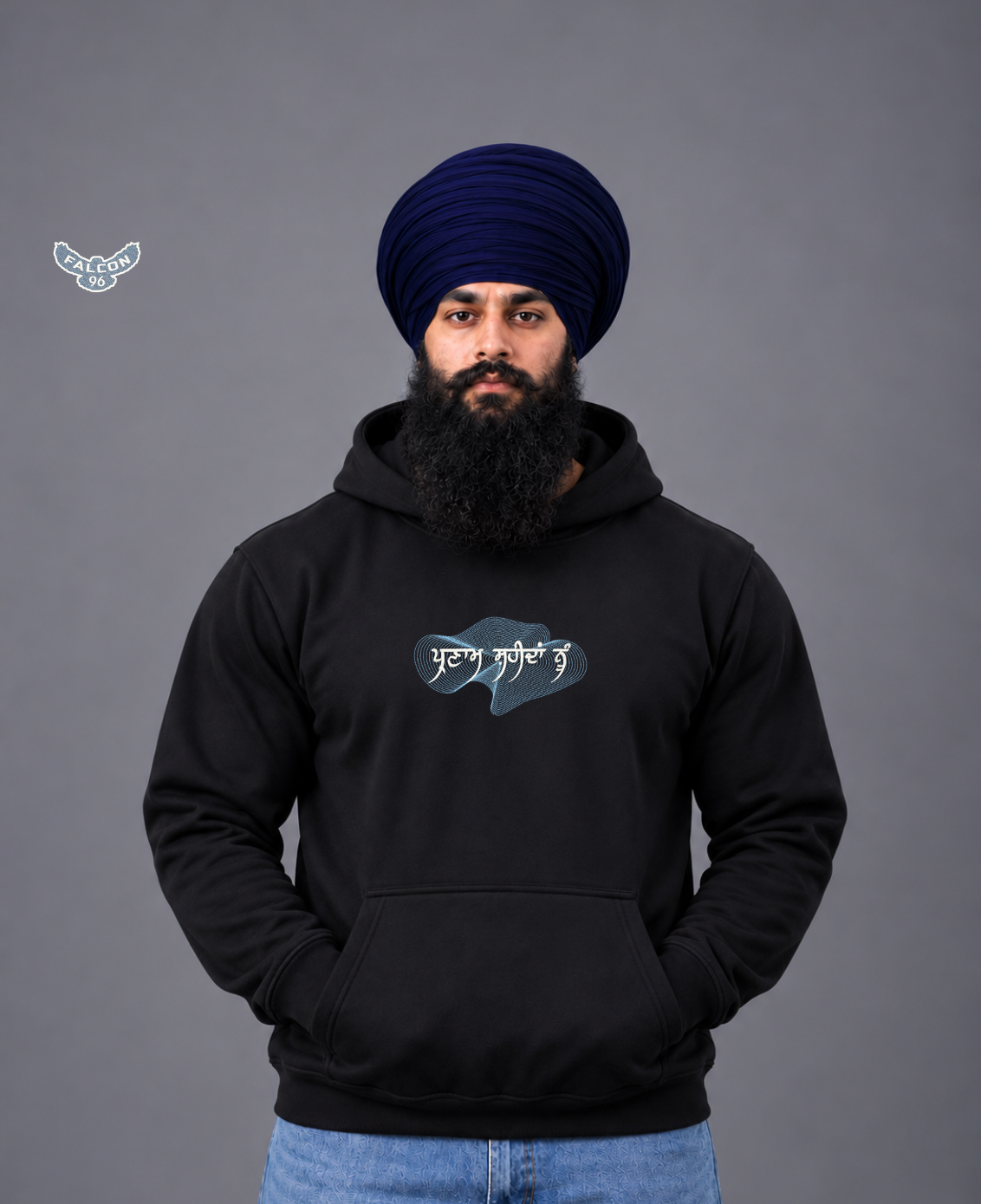 Parnam Shaheedan Nu — Premium Embroidered Hoodie